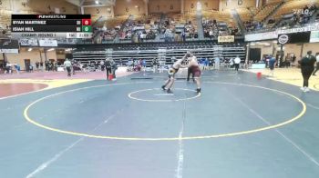 285 lbs Champ. Round 1 - Isiah Hill, Newman vs Byan Martinez, Schreiner Univsrity