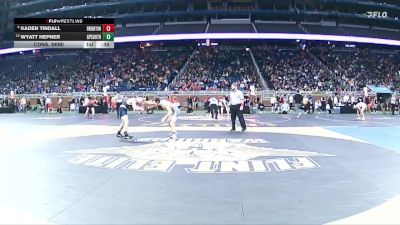 D1-150 lbs Cons. Semi - Kaden Tindall, Brighton HS vs Wyatt Hepner, Grosse Pointe South HS