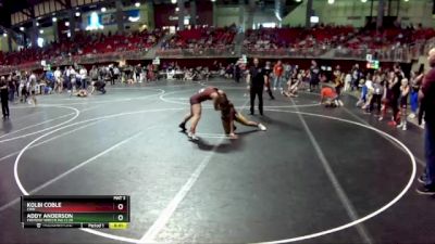 150 lbs Semifinal - Kolbi Coble, CWO vs Addy Anderson, Fremont Wrestling Club