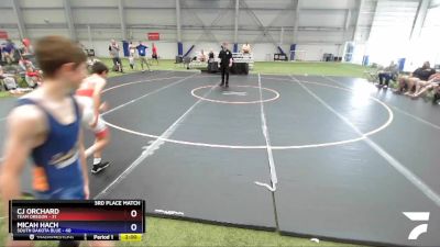 94 lbs Placement Matches (8 Team) - Casen Villastrigo, Team Oregon vs Bailey Gillen, South Dakota Blue