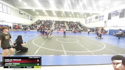 175 lbs Cons. Round 2 - Jayden Torino, Santa Ana Valley vs Carlos Perales, Jordan Hs