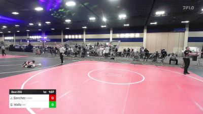 88 lbs Semifinal - Jaxon Sanchez, Hawkeye WC vs Quentin Walls, Bay Area Dragons WC