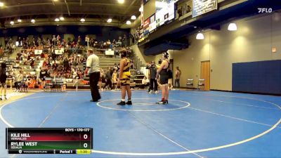 170-177 lbs Quarterfinal - Rylee West, Sedalia vs Kile Hill, Versailles