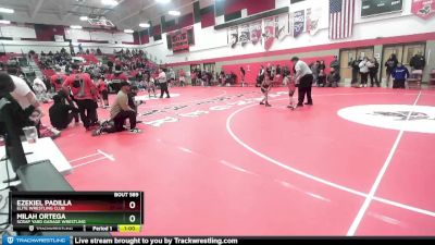 53 lbs Round 2 - Ezekiel Padilla, Elite Wrestling Club vs Milah Ortega, Scrap Yard Garage Wrestling