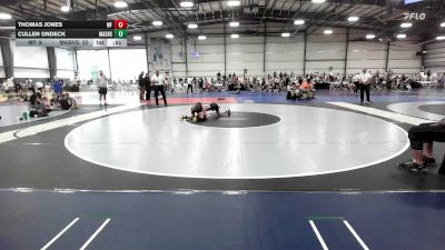 80 lbs Round Of 32 - Thomas Jones, MF Purge Elite - EL vs Cullen Ondeck, Mat Assassins Red - EL