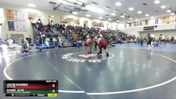 285 lbs Cons. Round 2 - Daniel Alas, Calvary Chapel (Downey) vs Jacob Ramirez, Ab Miller