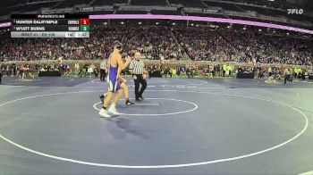 D3-138 lbs Champ. Round 1 - Wyatt Burns, Dundee vs Hunter Dalrymple, Chippewa Hills HS