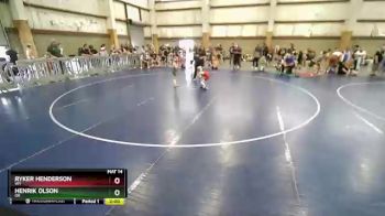 43 lbs 1st Place Match - Ryker Henderson, WY vs Henrik Olson, OR