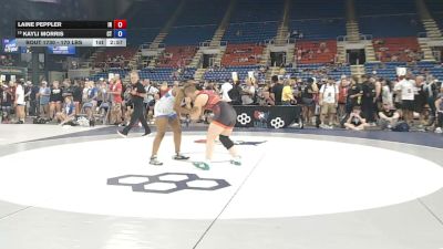 170 lbs Cons. Rd Of 32 - Laine Peppler, Indiana vs Kayli Morris, Connecticut