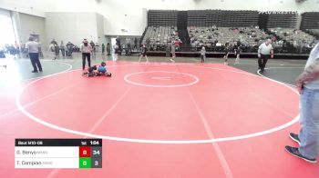 81 lbs Quarterfinal - Gabe Benyo, Mat Assassins vs Tomas Campian, Minion Green