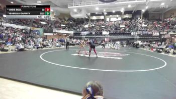 125 lbs 1st Place Match - Isabella Garrity, Norton Community HS vs Josie Bell, Hoxie HS