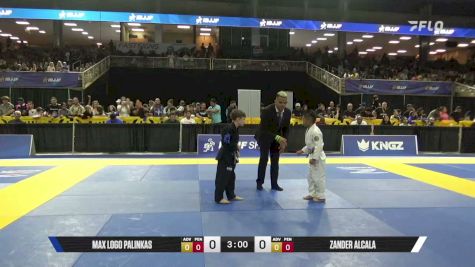 Zander Alcala vs Max Logo Palinkas 2026 Pan Kids Jiu-Jitsu IBJJF Championship