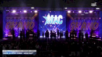 Macs Allstar Cheer - MACS RIOT [2025 L1 Junior - Flex - Medium Day 1] 2025 The American Grand Grand Nationals