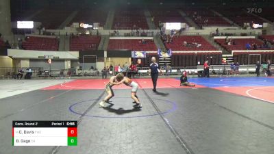 70 lbs Cons. Round 2 - Clay Davis, Frenchtown Wrestling Club vs Byron Gage, CJI Hawks