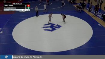 197 lbs Semifinal - Will Davis, Elizabethtown College vs Isaiah Manning, Greensboro College