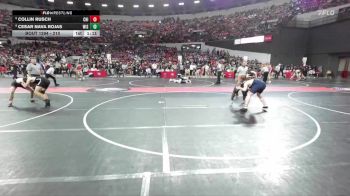 210 lbs Champ. Round 2 - Collin Rusch, Chilton/Hilbert vs Cesar Nava Rojas, Wisconsin