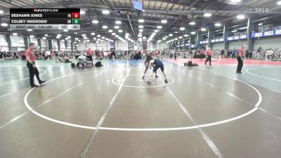 145 lbs Consi Of 128 #2 - Deshawn Jones, PA vs Colbey Wnoroski, OH