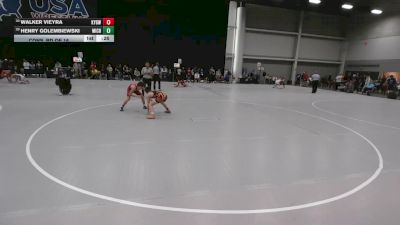 113 lbs Cons. Rd Of 16 - Walker Vieyra, Kansas Young Guns Wrestling Club vs Henry Golembiewski, Michigan