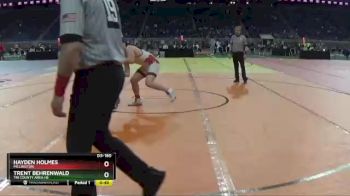 D3-160 lbs 7th Place Match - Hayden Holmes, Millington vs Trent Behrenwald, Tri County Area HS