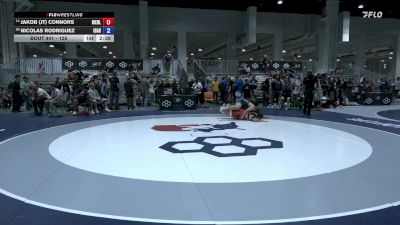 125 lbs Cons. Round 2 - Jakob (JT) Connors, Menlo vs Nicolas Rodriguez, Idaho