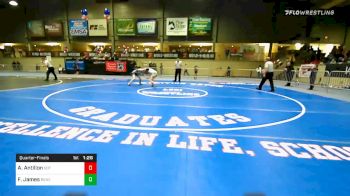 132 lbs Quarterfinal - Alina Antillon, SOT Academy vs Faith James, Renegade Wrestling Academy