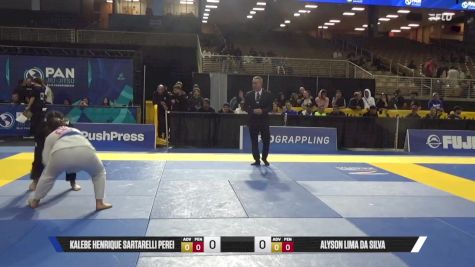Yasmin Paff Burgareli vs Isabela Lemos De Oliveira 2025 Pan Jiu Jitsu IBJJF Championship