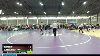 190 lbs Quarterfinal - Sean Posey, New Plymouth vs Burke Camberlango, Victory Middle School