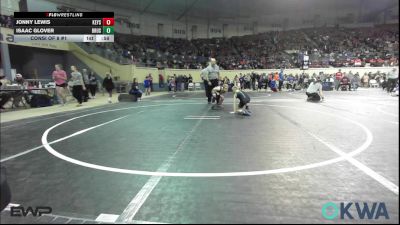 70 lbs Consi Of 8 #1 - Jonny Lewis, Keystone Kids Wrestling Club vs Isaac Glover, Brushy Wrestling Club