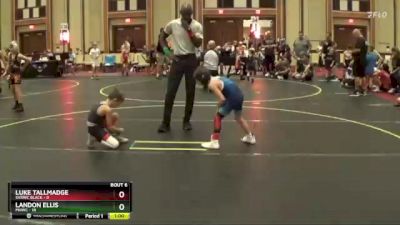 49 lbs Round 3 (4 Team) - Landon Ellis, MHWC vs Luke Tallmadge, SVRWC Black