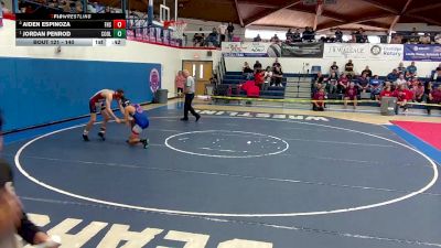 140 lbs Cons. Semi - Jordan Penrod, COOLIDGE vs Aiden Espinoza, Florence High School