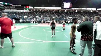 130 lbs Champ. Round 2 - Briggs Knopick, TDWA vs Jacob Cannon, RTLA