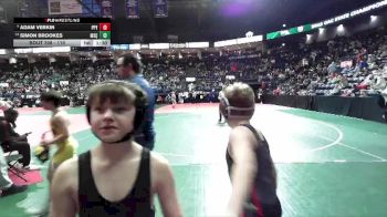 110 lbs Champ. Round 2 - Simon Brookes, MSQA vs Adam Verkin, PPY2