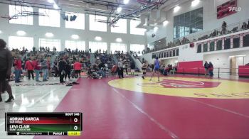 175 lbs Champ. Round 2 - Levi Clair, Saint Augustine vs Adrian Garcia, San Diego