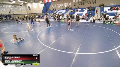 57-60 lbs Round 1 - Rocko Oldroyd, Westlake vs Drew Lounsbury, Sanderson Wrestling Academy