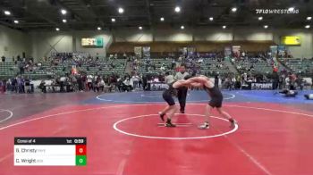 122 lbs Consi Of 4 - Gauge Christy, Payette Wrestling Club vs Carson Wright, 208 Spartans