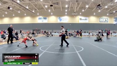 68 lbs Round 5 (6 Team) - Ian Weber, POWA vs Lincoln Brower, Mat Assassins Black