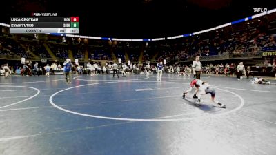50 lbs Consy 4 - Luca Croteau, Richland vs Evan Yutko, Shenandoah Valley