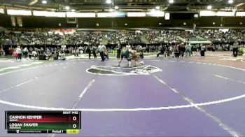 157 lbs Semifinal - Cannon Kemper, Burns vs Logan Shaver, Meridian
