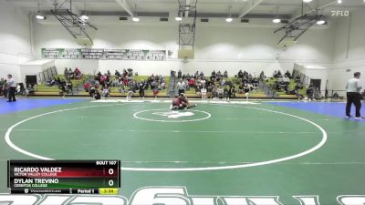 165 lbs Cons. Round 2 - Dylan Trevino, Cerritos College vs Ricardo Valdez, Victor Valley College