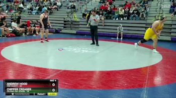 285 lbs 2nd Wrestleback (16 Team) - Andrew Hood, Pike County vs Chipper Creager, Calvary Day School