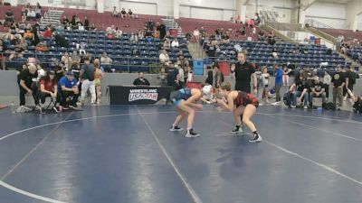 125 lbs Cons. Semis - Kenslie Watts, Reign Wrestling Club vs Piper Anderson, Livermore Elite Wrestling Club
