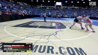 190 lbs Cons. Round 1 - Lilly Blair, Tecumseh-Shawnee Heights vs Nathalia Hernandez-Martinez, Wichita-North