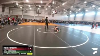 65 lbs Cons. Round 3 - Aiden Meredith, MAAC Wrestling vs Kaia Kimberlin, Spring Klein Wrestling Club