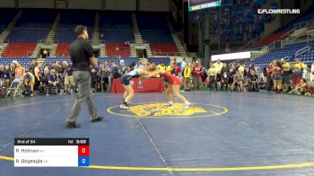 127 lbs Rnd Of 64 - Riley Holman, Arkansas vs Reily Dogeagle, Washington