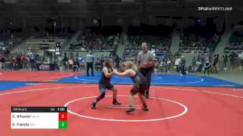 120 lbs Prelims - Owen Wheeler, Wagoner Takedown Club vs Slaydon Francis, Collinsville Cardinal Youth Wrestling