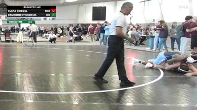 125 lbs Round Of 16 - Blake Beissel, Minnesota vs Cameron Stinson Jr., North Carolina