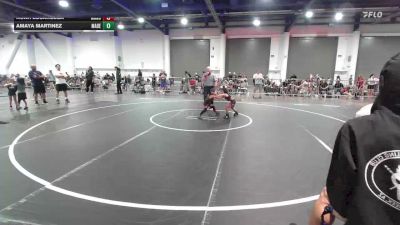 46 lbs Round Of 16 - Noah Escarcega, Manu WC vs Amaya Martinez, Madera Grapplers WC