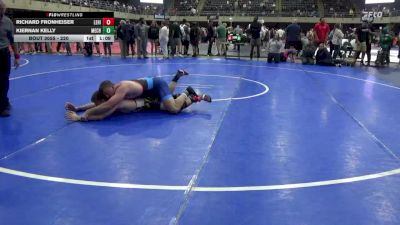 220 lbs Quarterfinal - Richard Fronheiser, Lehighton vs Kiernan Kelly, Mechanicsburg