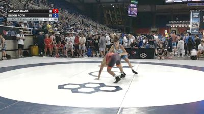 100 lbs Quarters - Jayland Davis, Indiana vs Eldon Roth, Wisconsin