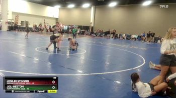 145 lbs Quarters & Wb (16 Team) - Joli Beston, Team Montana Gold vs Josilin Stinson, Indiana Smackdown Girls